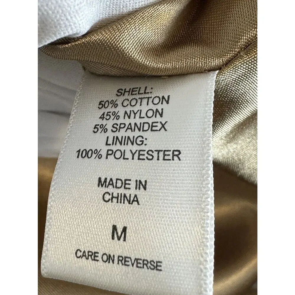 New York & Co Cape Tan M academia Preppy fantasy professional outdoor 63-16 - Picture 15 of 16
